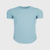 M's Kore Curved Hem T-shirt Muscle Fit Crew Neck